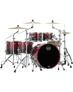 Mapex Saturn Studioease 5-Piece Shell Pack in Scarlet Fade