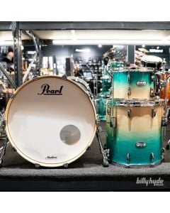 Pearl Masters Maple Complete 3-Piece Shell Pack in Aquamarine Fade