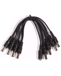 Carson Powerplay Low Noise DC Daisy Chain Power Cable for 6 Guitar Effects Pedals