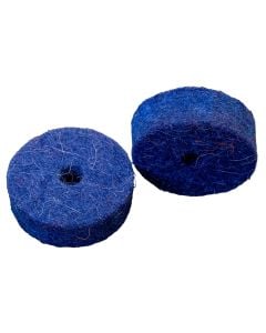 Tuner Fish Cymbal Felts 10 Pack in Blue