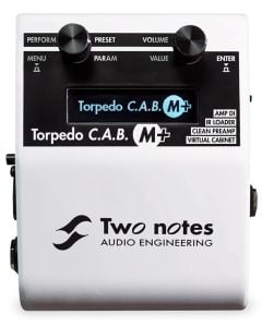 Two notes Torpedo C.A.B. M+ Clean Pedal Platform / Cab sim / Amp DI / IR Loader
