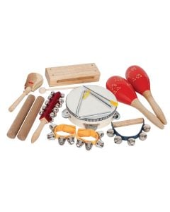 Mano Percussion 9 Piece Percussion Set and Bag