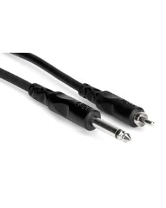 Hosa CPR103 Interconnect Cable 1/4-inch TS Male to RCA Male 3 ft