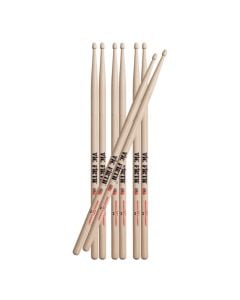 Vic Firth 5A American Classic Wood Tip Value Pack Drum Sticks