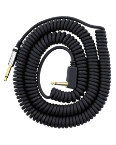 VOX VCC 9m Vintage Coiled Guitar Cable in Black