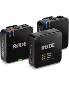 Rode Wireless GO Gen 3 Compact Wireless Microphone System in Black