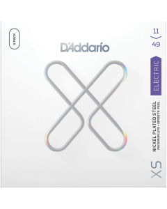 D'Addario XS Medium Coated Electric Guitar Strings 3 Pack 11-49 Gauge