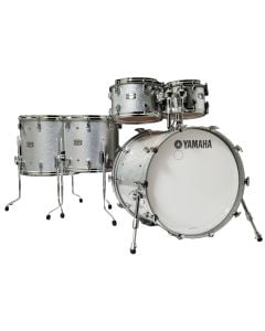 Yamaha Absolute Hybrid Maple 5 Piece Drum Kit in Silver Sparkle